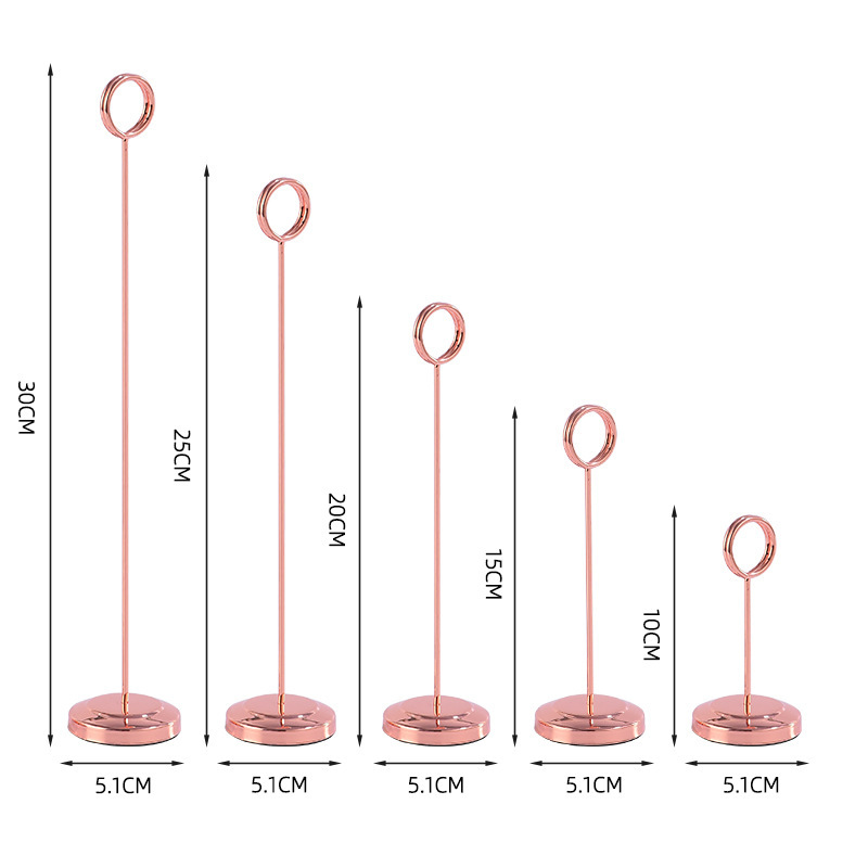 Clip de carta de restaurante de acero inoxidable Tarjeta de menú de marca vertical Soporte de tarjeta de mesa Plato de exhibición de platos Precio de la carta de mesa Soporte de asiento
