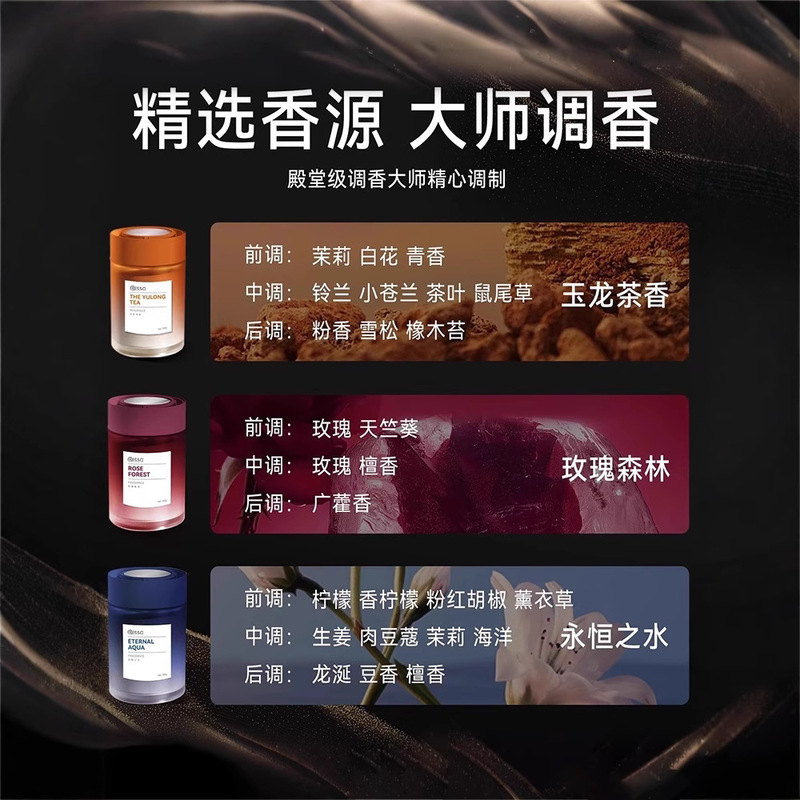 车载香薰氛围淡香杯架香氛摆件持久香水|undefined