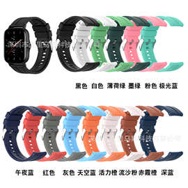 适用华米Amazfit GTR 2e ,GTR2、 watch GT手表20mm22mm表带 银扣