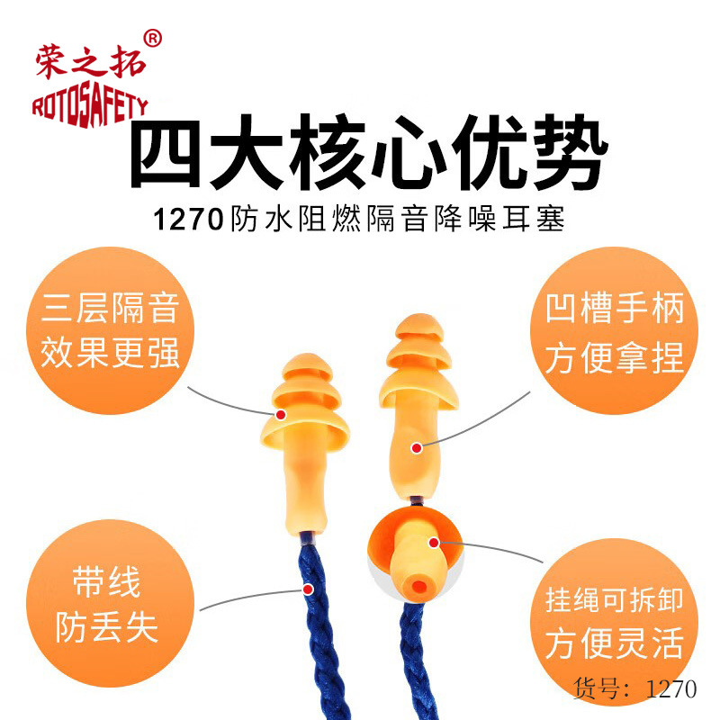 Silicone Anti-Noise Earplugs Industrial Noise Reduction Workshop…