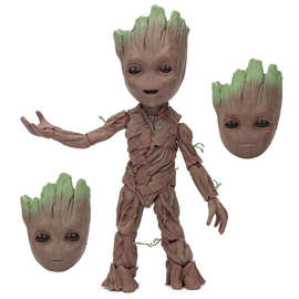 银河护卫队2格鲁特Groot 小树人宝宝可动手办模型人偶盒装现货