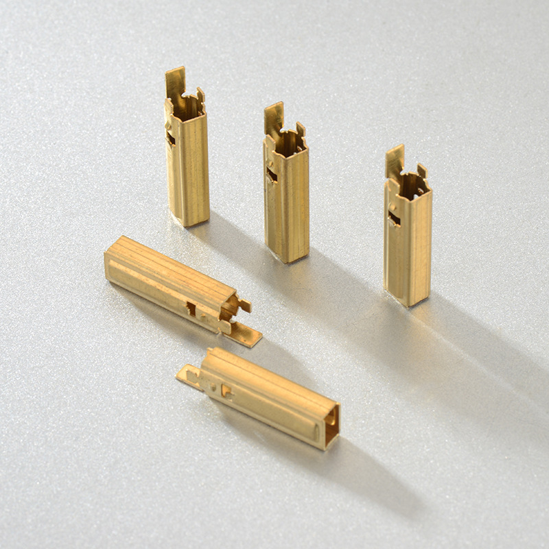 精密五金冲压件金属冲压件碳刷铜盒制造厂冲压加工定制高精度冲压