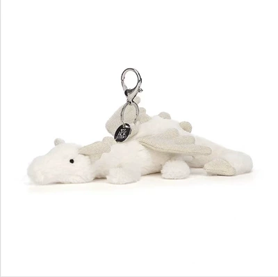 Sky Dragon Doll Fun Oyuncaq yastıqlar - snow-dragon-15cm-pendant-complete-with-three-labels-ready-stock-wholesale