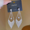 Silver needle, advanced small design earrings, silver 925 sample, internet celebrity, high-quality style, Korean style