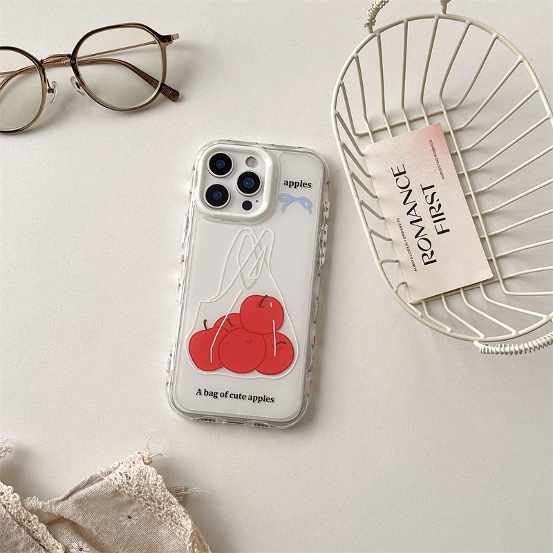 Bolsa de línea ins coreana Apple para iPhone 15 funda para teléfono móvil 16ProMax Apple 14/15 femenino 16 nuevo