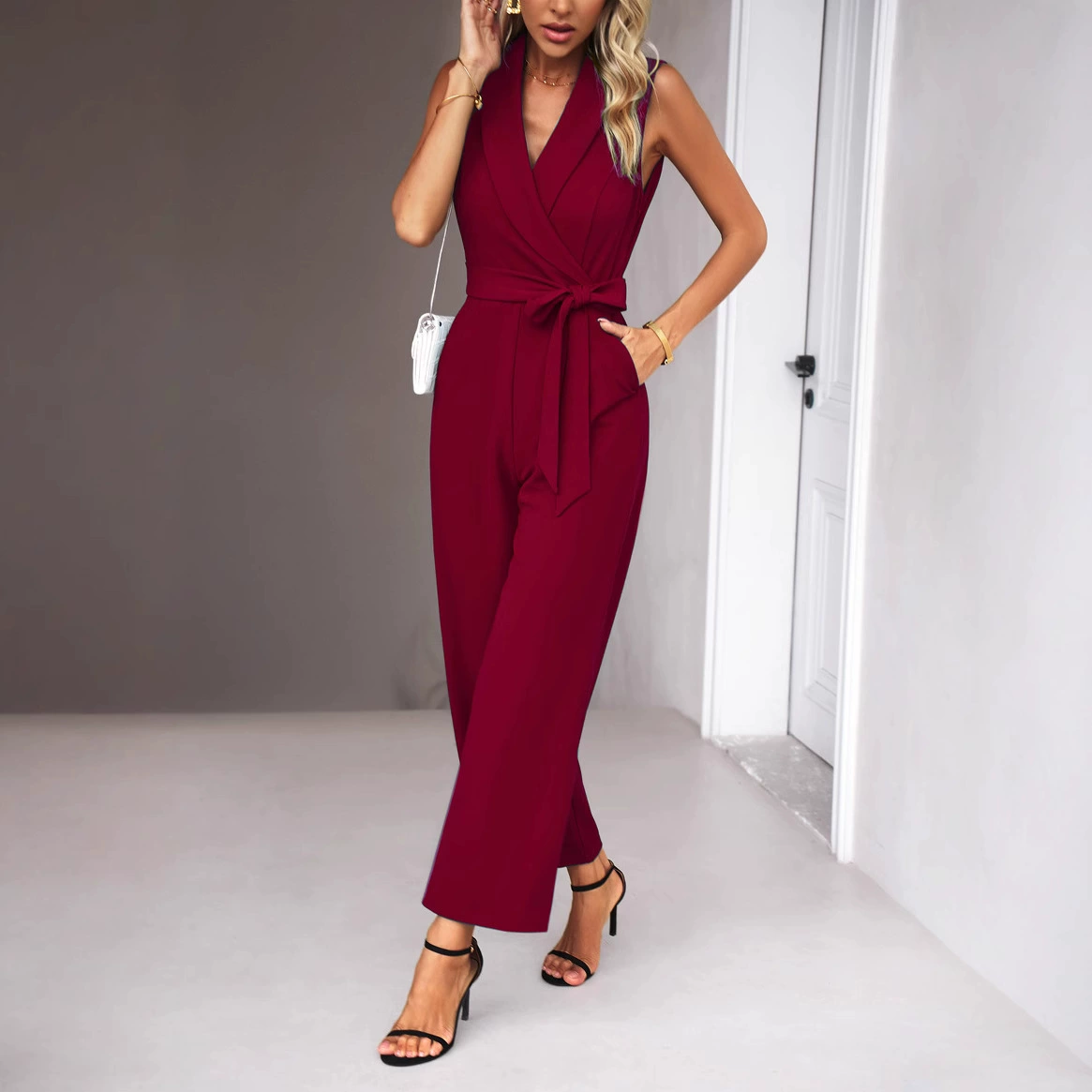 Боди-сэльт, демисезонный overall, брюки для досуга, европейский стиль, (кросс-бордер)