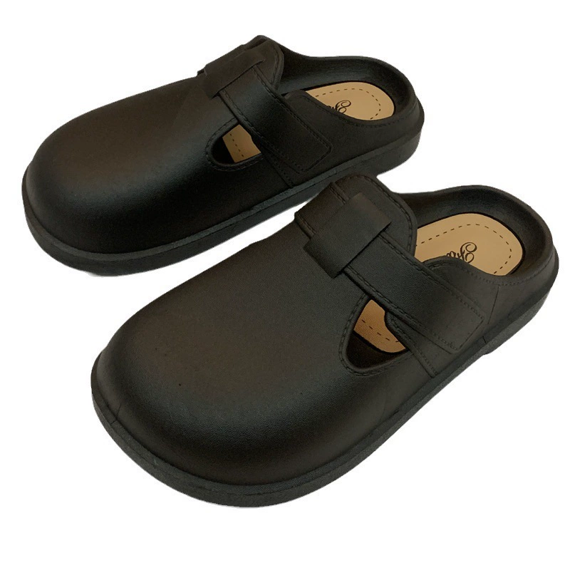 Baotou полуп slippers пересекаются - оптовая продажа за границей женская весна-лето простая ветровка, комфортная светлая ленивая носка плоская дырка обувь