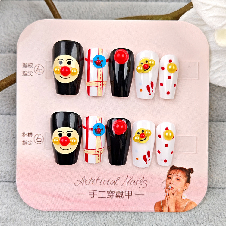Pequeño libro rojo de venta caliente para usar uñas de ojo de gato simple parche de uñas francés 10 piezas de código de decodificación para usar uñas a mano