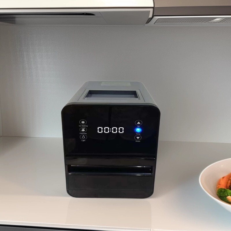 110V Cross-Border Ice Maker Small Commercial and Household Ice Cube Making Machine, a Magic Device for High-End Coffee and Granular Cold Drinks 110V Cross-Border Ice Maker Small Commercial and Household Ice Cube Making Machine, a Magic Device for High-End Coffee and Granular Cold Drinks