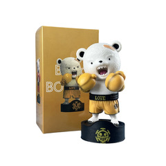 Wholesale Hand Puppet Punching Glove Small Pepo Bear Hand Puppet Boxed Anime Statue Model Desk Decor