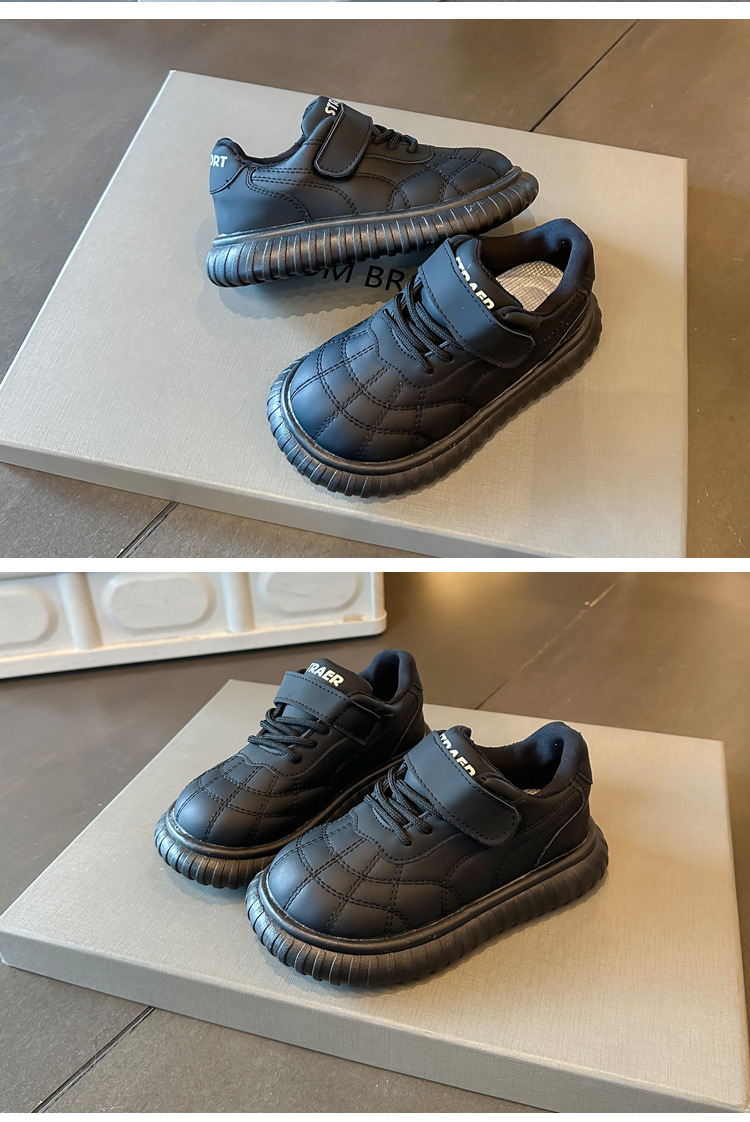 Pantofi casual pentru copii, primăvară și toamnă, pantofi sport pentru fete, la modă nouă, tălpi moi, toate se potrivesc cu pantofii respirabili în stil britanic_voghion.com