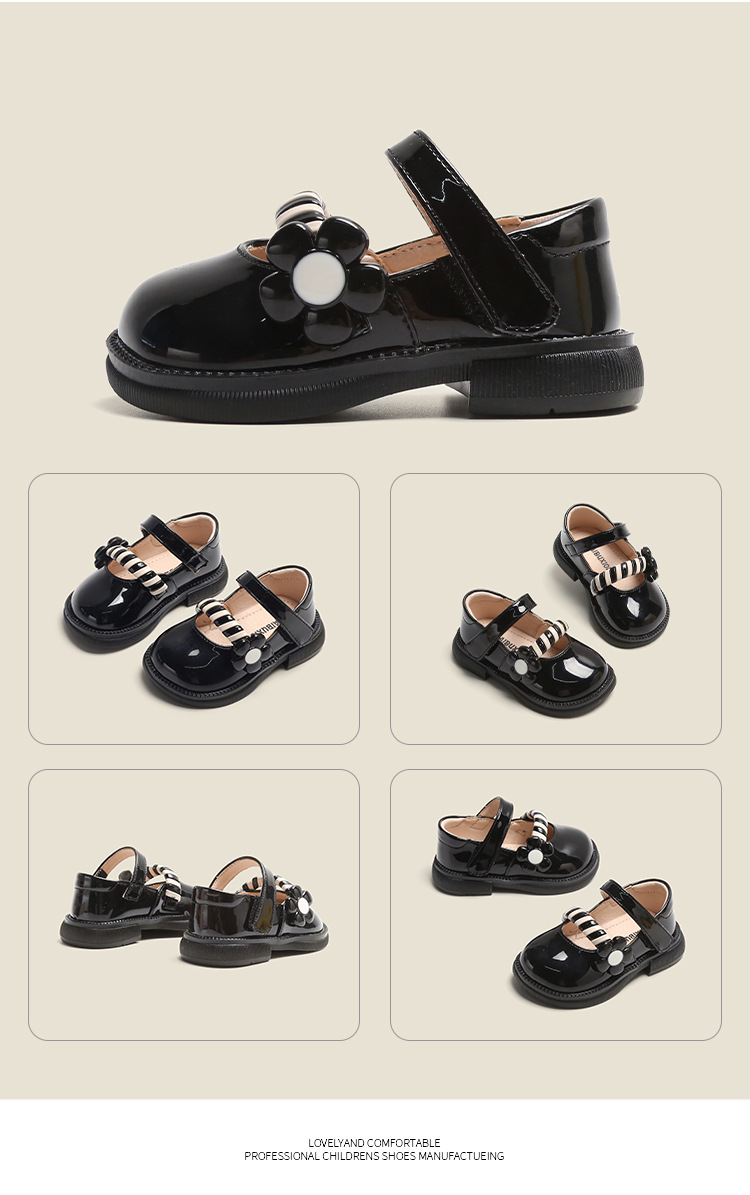 Girls Infant Toddler Shoes Female Baby Princess Shoes Soft Sole Non-Slip Small Leather Shoes Spring and Autumn Children's Shoes_voghion.com