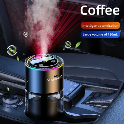 Car Perfume Aromatherapy — Automatic Spray Car Fragrance - 556-large-capacity-english-version-starry-sky-top-aromatherapy-machine-mellow-coffee