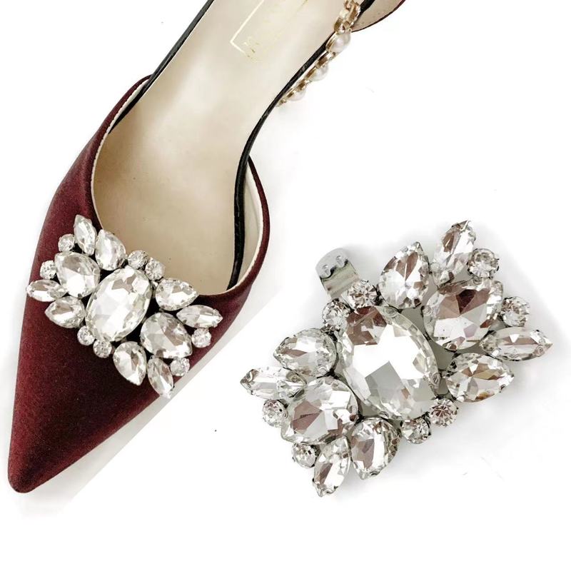 Removable Sandals High Heels Accessories Alloy Rhinestone Shoes Flower Shoe Buckle Upper Accessories Joker Toe Accessories Removable Sandals High Heels Accessories Alloy Rhinestone Shoes Flower Shoe Buckle Upper Accessories Joker Toe Accessories