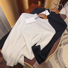 薄款半高领精纺羊毛针织打底衫女秋冬新款修身显瘦内搭针织衫毛衣