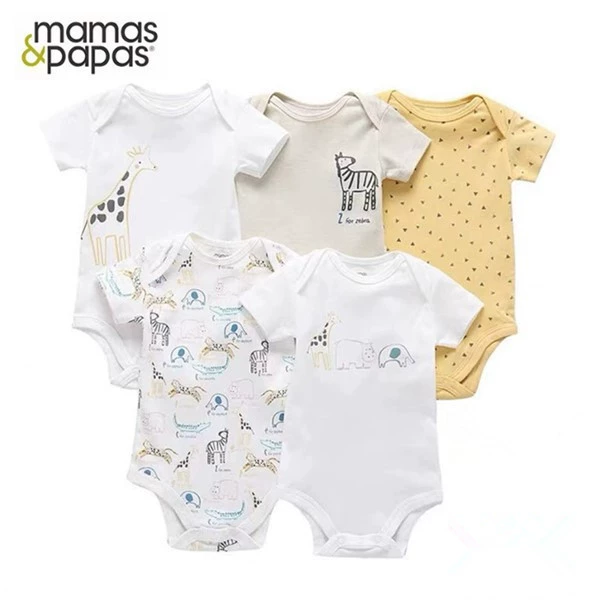 Мама и папа Мamas&papas производитель весна, осень и лето чистый хлопок детская одежда с длинным рукавом и коротким рукавом треугольник хамер 5 предметов сумка