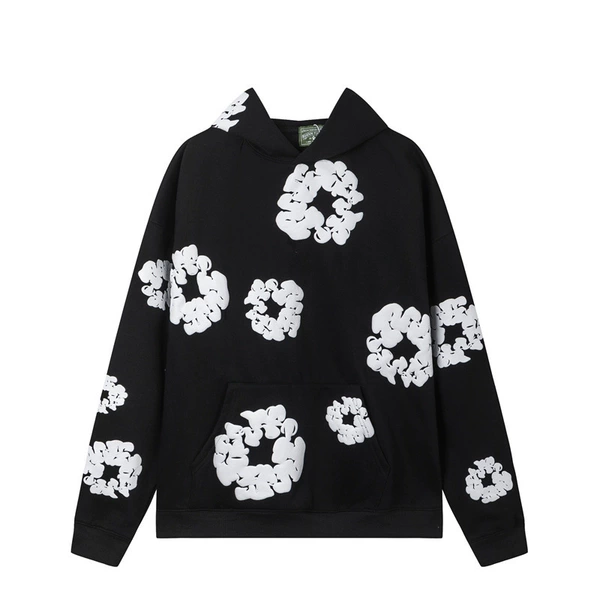 Sweater black white printing
