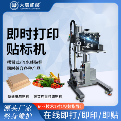 fully automatic real time Online Printing Labeling machine Header fruit Vegetables Online Weigh automatic Marking Manufactor