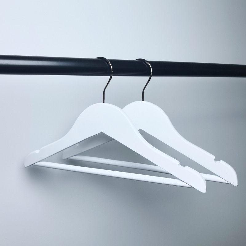 흰색 아동용 옷걸이 단품 30cm