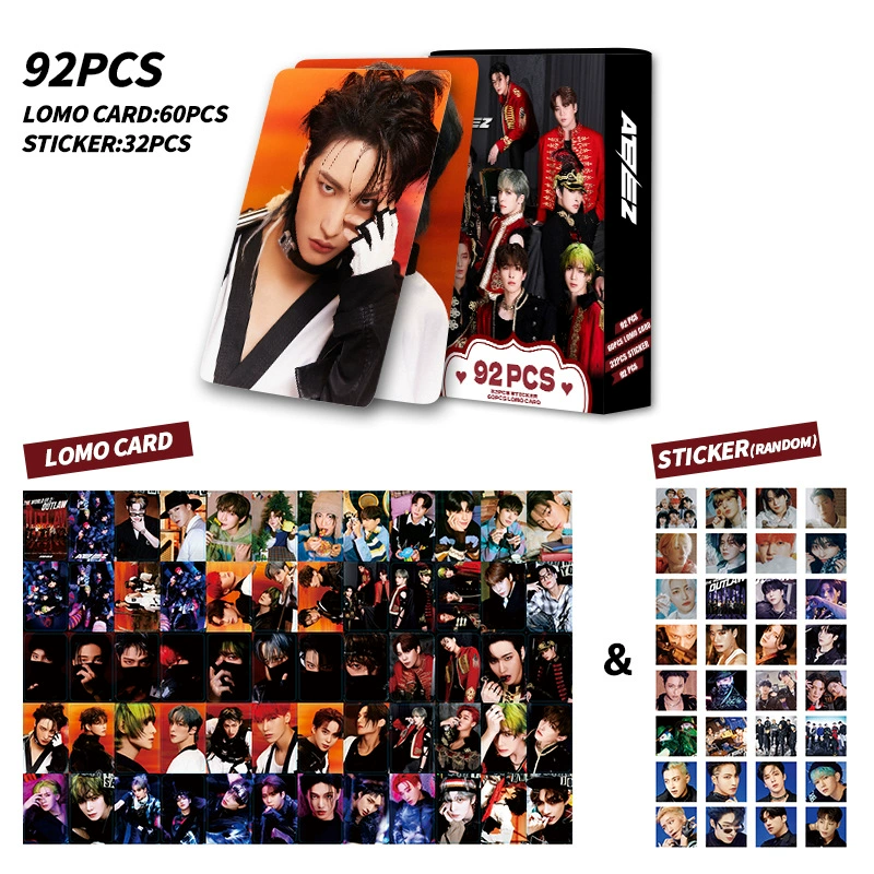 92 LOMO карта ATeez новая специальная двухсторонняя карта набор коллекция фото карта наклейки поддержочная карта