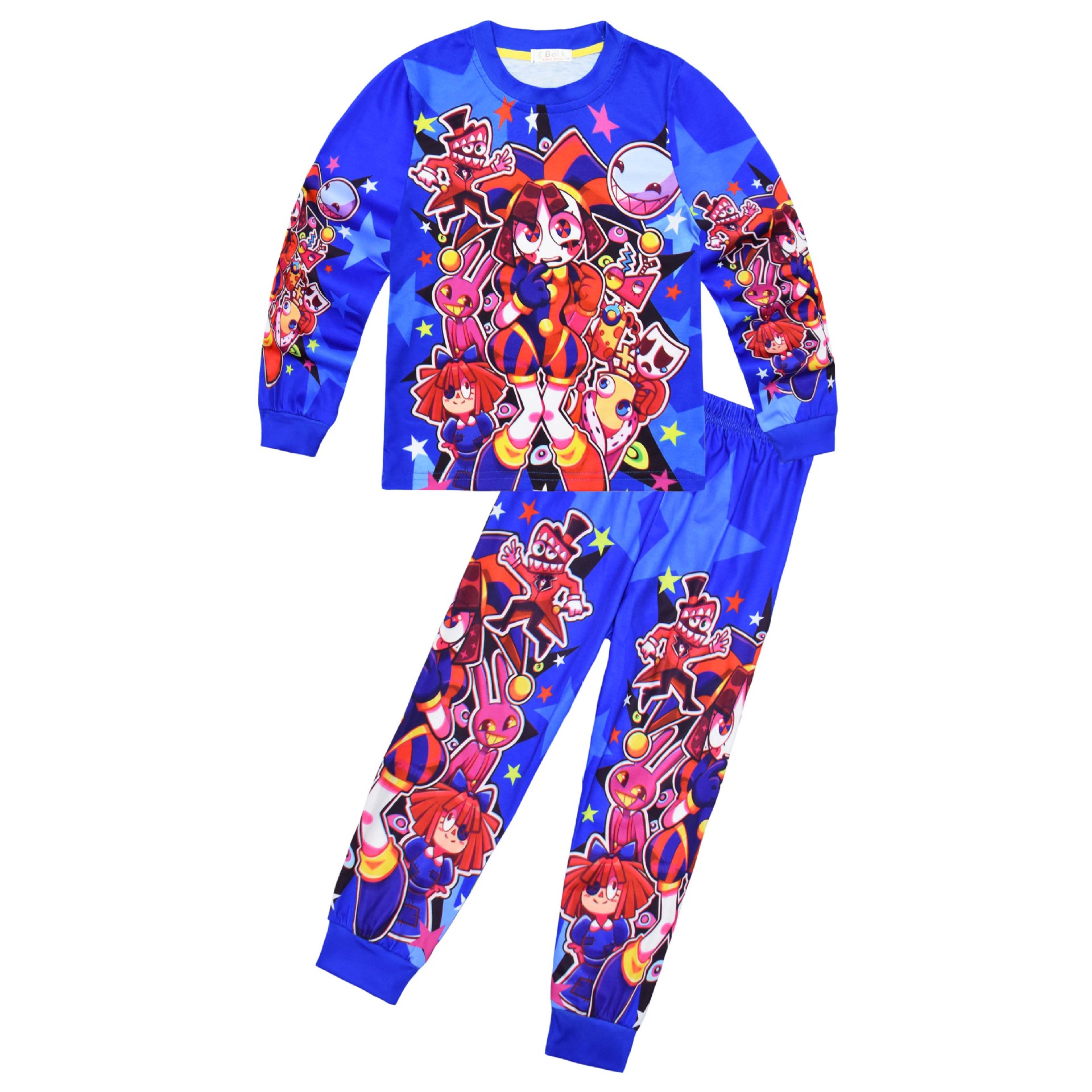 The Amazing Digital Circus Pajamas Boys Girl Top+Pant Sets Kids