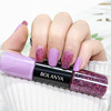 Two-color nail polish, transparent nail sequins for manicure, no lamp dry, quick dry, long-term effect, wholesale, full set