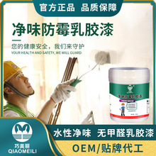 巧美丽乳胶漆家用白色内墙涂料室内墙面翻新修补自刷墙漆水性净味