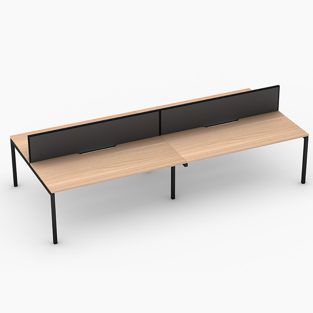 Mesa de personal simple transfronteriza moderna 2 / 4 / 6 persona tarjeta de pantalla asiento de personal mesa de computadora de oficina