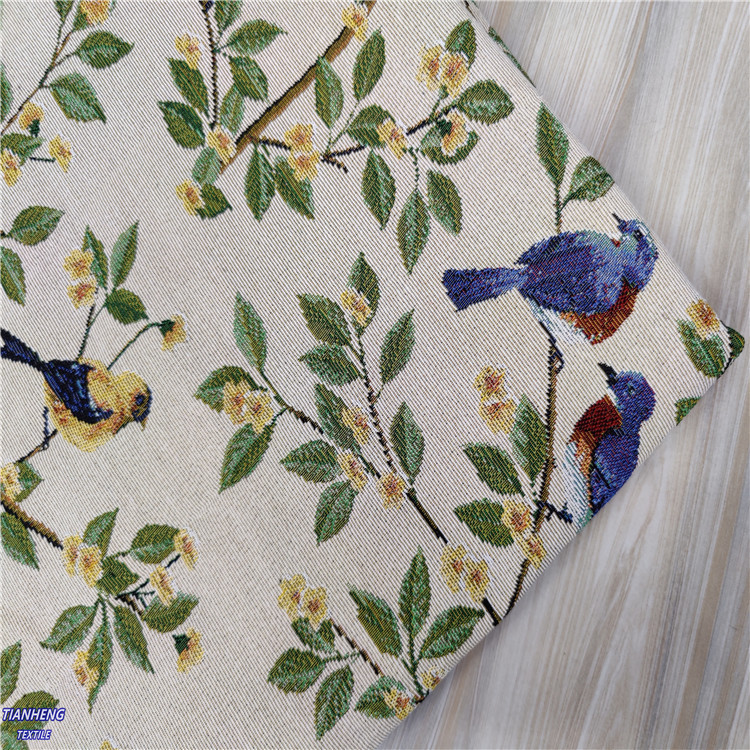 秋冬厚实油画质感提花 女装连衣裙 抱枕箱包沙发布料时装西装布料