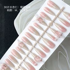 預製甲片穿戴甲成品廠家高級感櫻花冰塊顯白冰透夏季漸變甲片