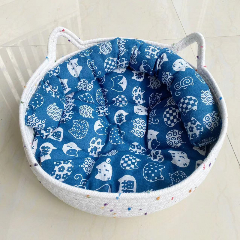 [인터넷 연예인 핫스타일] 컬러풀한 도트네스트 + 블루캣쿠션 + 베개