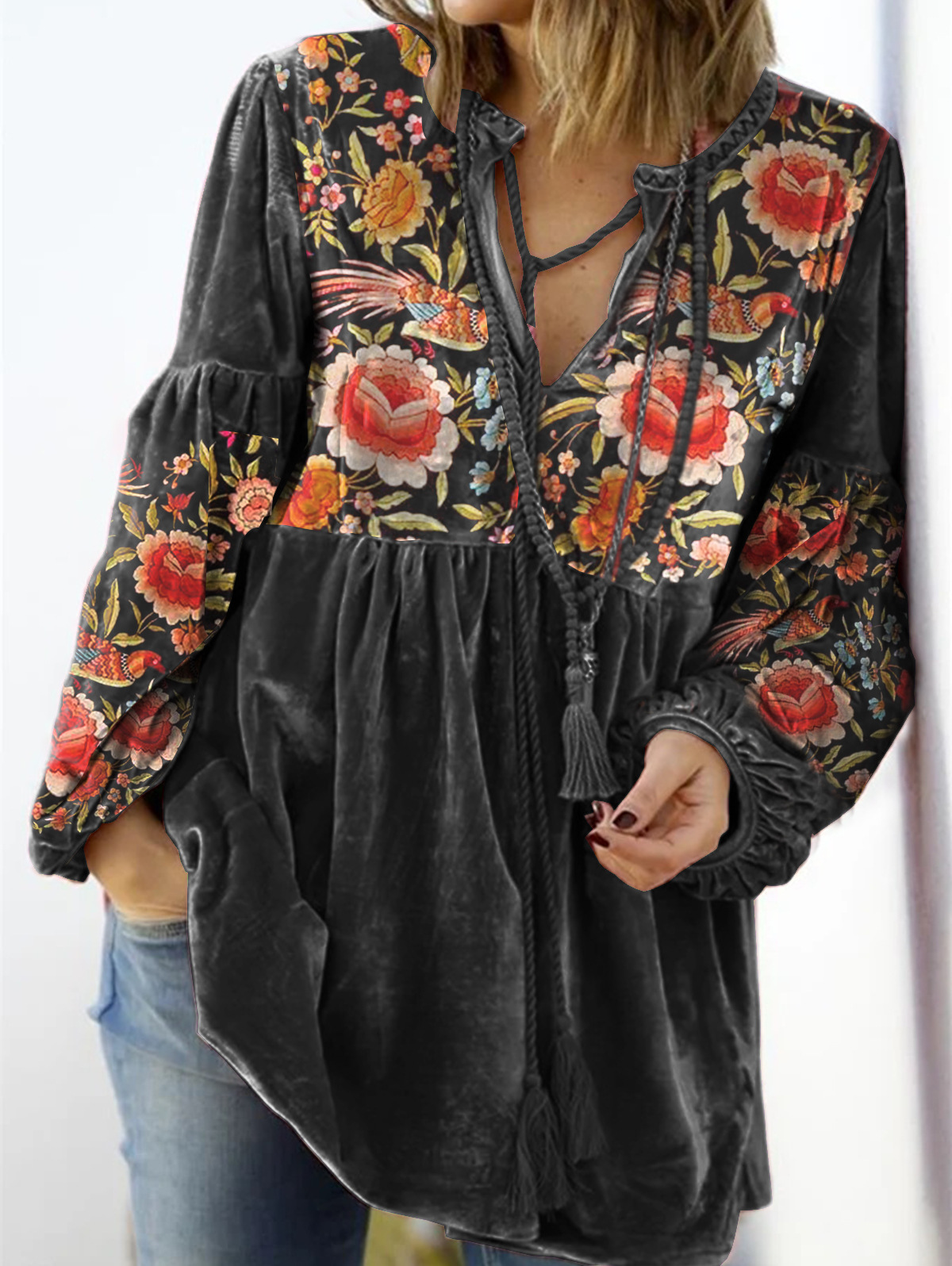 Trendy Blouse Red