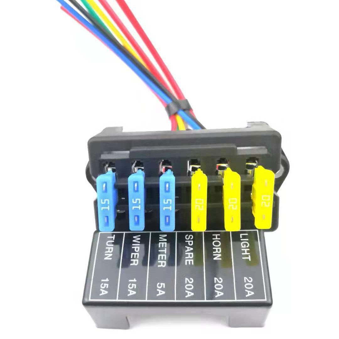 6路带线保险丝座6路带线保险丝盒4/6/8/10/12路可选现货直发防水