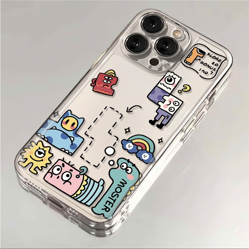 Cartoon box for iPhone15/14/13 phone case 12promax soft 78 cartoon xs apple 11xr