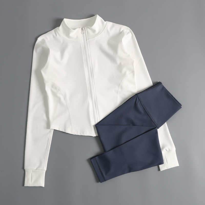 프로페셔널 러닝 스포츠 필라테스 요가 슈트 짐 재킷 여성 가을 ??겨울 타이트 속건성 상의 긴팔