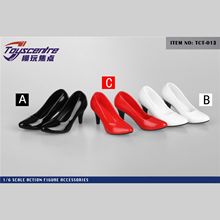 TCT-013女兵人1/6高跟鞋空心女鞋鞋子12寸人偶娃娃玩具配件模型鞋