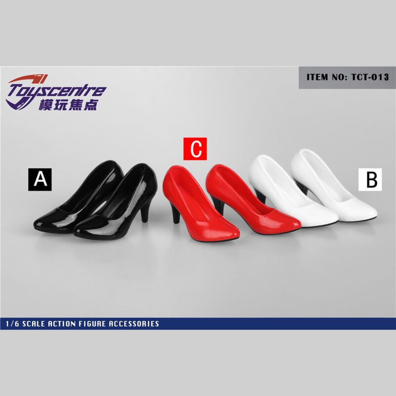 Tct-013 Female Soldier 1/6 High Heels Hollow Women's Shoes 12inch Doll Toy Accessories Model Shoes