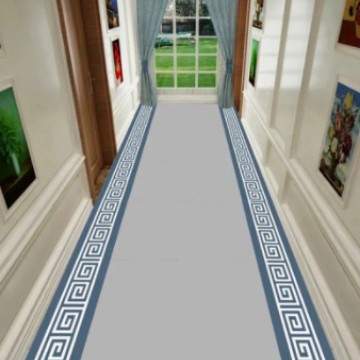 Alfombra de sala de estar doméstica transfronteriza cortable pasillo puerta de entrada lavado con agua en la alfombra de la casa