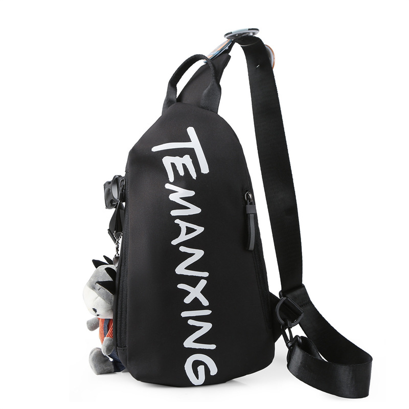 Bolso de los hombres bolsa de mensajero de moda mochila niños nicho deportes bolso casual bolso de hombro de las mujeres personalidad bolsa de pecho japonés