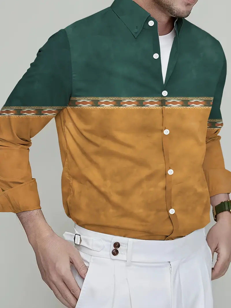 2025 nuevo estilo Amazon comercio exterior casual transfronterizo tendencia de moda salvaje camisa de manga larga de alta calidad MB12