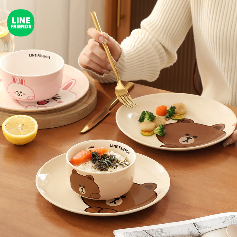 食器のギフトボックスのセットの碗の皿の組み合わせの家庭用陶磁器の碗の皿のセットの高い顔の値の碗の箸のスープの碗の皿の卸売り|undefined