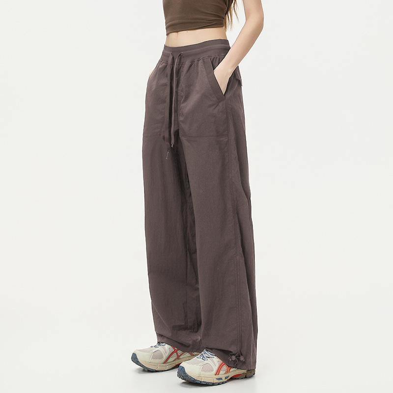 【Affordable Alternative to Big Brands】Women's Workwear Wide-Leg Pants, New High-Waisted Slimming Loose Casual Pants for Petite Figures, Spring and Autumn Season 【Affordable Alternative to Big Brands】Women's Workwear Wide-Leg Pants, New High-Waisted Slimming Loose Casual Pants for Petite Figures, Spring and Autumn Season
