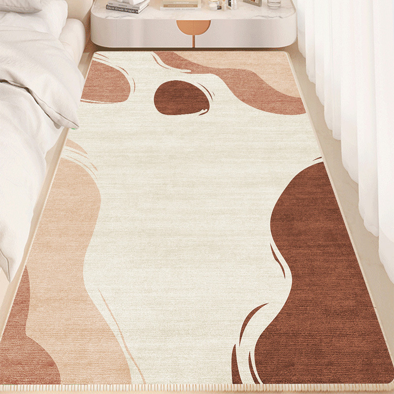 French imitated cashmere carpet room, soft and stain-resistant, easy to clean, home use bedroom bedside rug Tianjin carpet