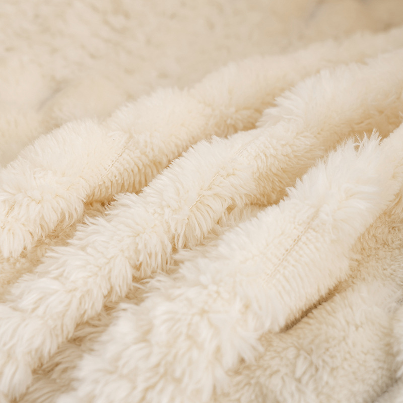 Transfronterizos Bebei lana dorada flanela Jacquard mantas de oficina siesta mantas de aire acondicionado mantas mantas de piña mantas