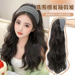 发箍假发女一体式易梦玲同款发箍日常佩戴仿真全头套高颅顶假发套