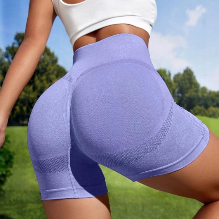 Seamless High waist tight peach hip yoga pants quick-drying training fitness pants outdoor sports riding shorts women's cross-border Seamless High waist tight peach hip yoga pants quick-drying training fitness pants outdoor sports riding shorts women's cross-border