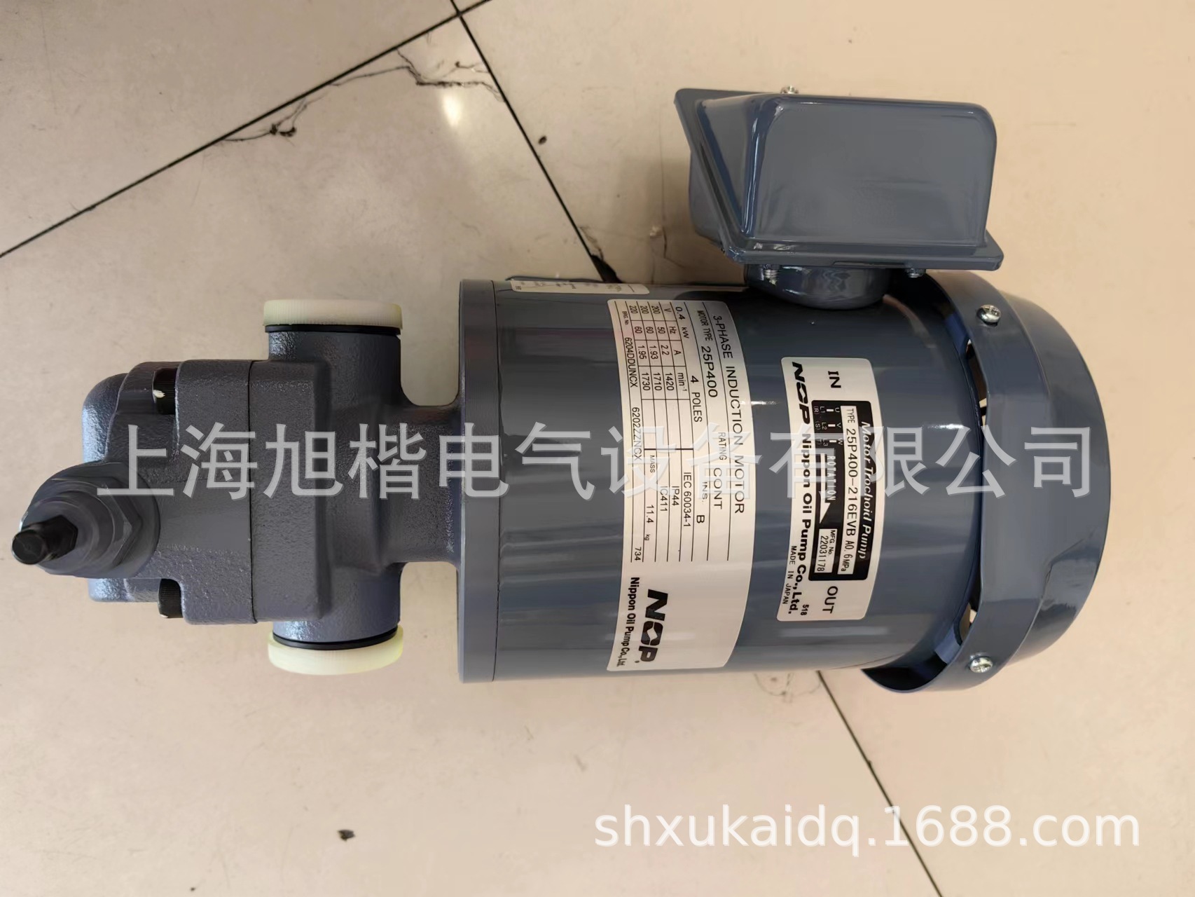 25P400-216EVB NOP电机泵组Nippon Oil Pump电机