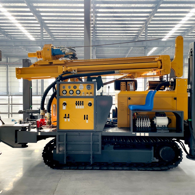 FY300A máquina de perforación de pozo de agua totalmente hidráulica máquina de perforación de pozo de agua neumática tipo pista totalmente hidráulica