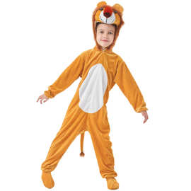 元旦 动物服舞蹈游戏服儿童卡通表演服装小狮子服装狮子王成人