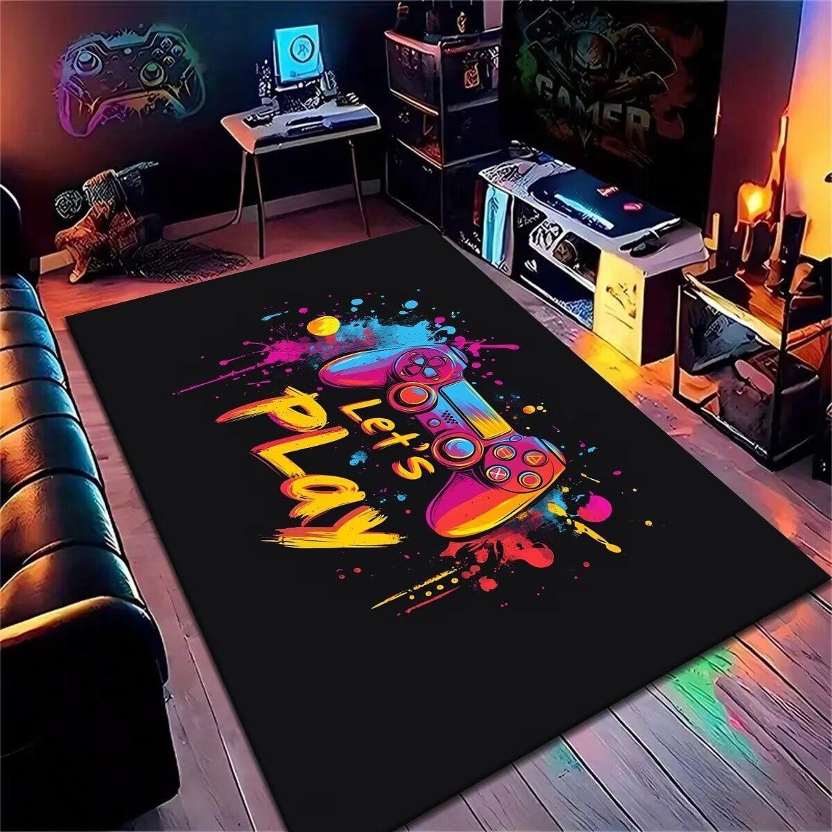 New diatomite gaming anti-slip cuttable carpet mat for entryway and bedroom use